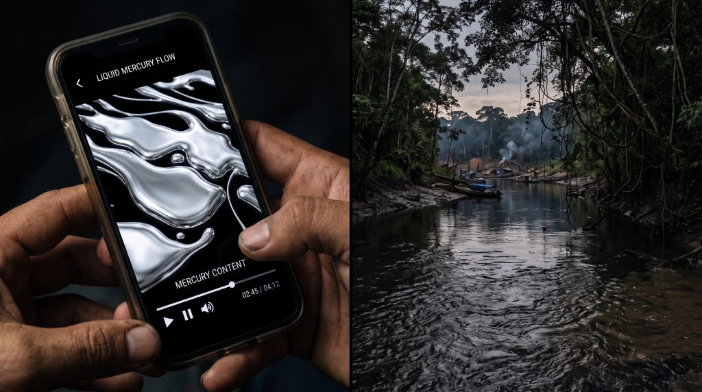 Cover for O Veneno no Feed: TikTok, Mercúrio e a Logística Digital do Garimpo
