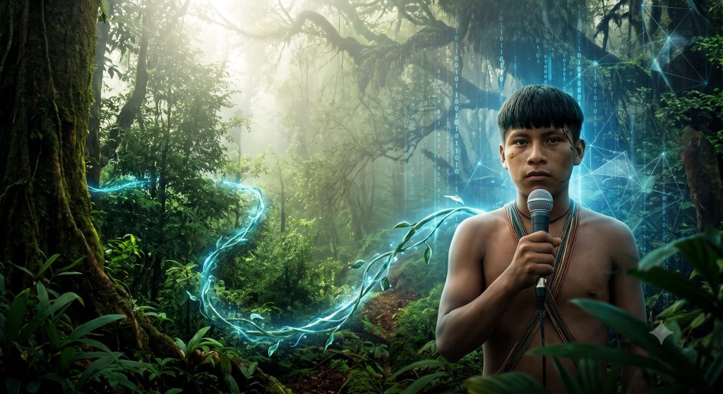 Cover for La canción como escudo: Rap indígena y la resistencia digital en la Amazonía ecuatoriana